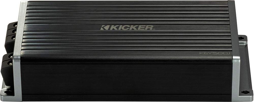 Kicker 47KEY5001 500-Watt Mono Channel Amp with StartStop Capability | Compact subwoofer bass upgrade easy install in trucks and daily drivers keeps playing through engine restarts deep lows product thumbnail 5