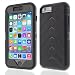 Apple iPhone 6 Drop Tech Black Smoke Gumdrop Cases Silicone Rugged Shock Absorbing Protective Dual Layer Cover Case