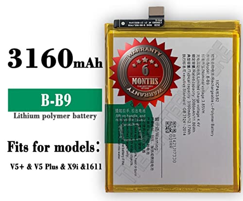 Image of Original B-B9 Battery for vivo V5 Plus /VIVO 1611 / X9 / X9i / X9 Plus Battery with 6 Month Warranty***(J00110)