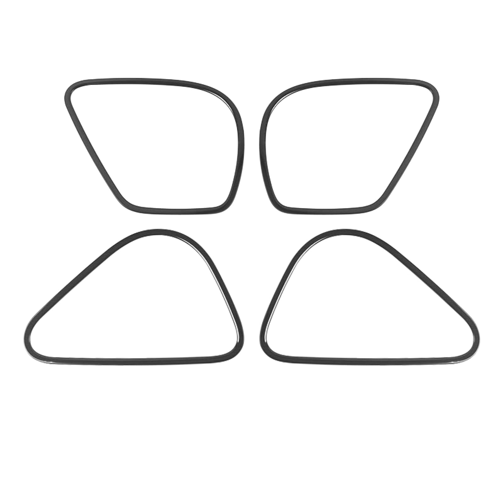 SCTOU For Toyota Corolla Cross XG10 2021 2022 2023 Hybrid Door Sound Stereo Audio Tweeter Speaker Trim Cover Stickers