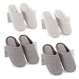 GuanZo スリッパ ハウススリッパ ルームシューズ サンダル 静音 滑り止め 防水 超軽量 洗える 室内 オールシーズン用 男女兼用 来客用 4足セット