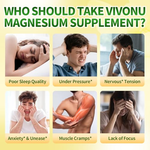 Image of Magnesium Complex for Women & Men with Cortisol Support, D3, Zinc, 7 Forms Magnesium Supplement (2 Bottle 480 Capsules)