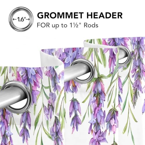 Rideau de chambre occultant fleuri pour une ambiance douce - 5