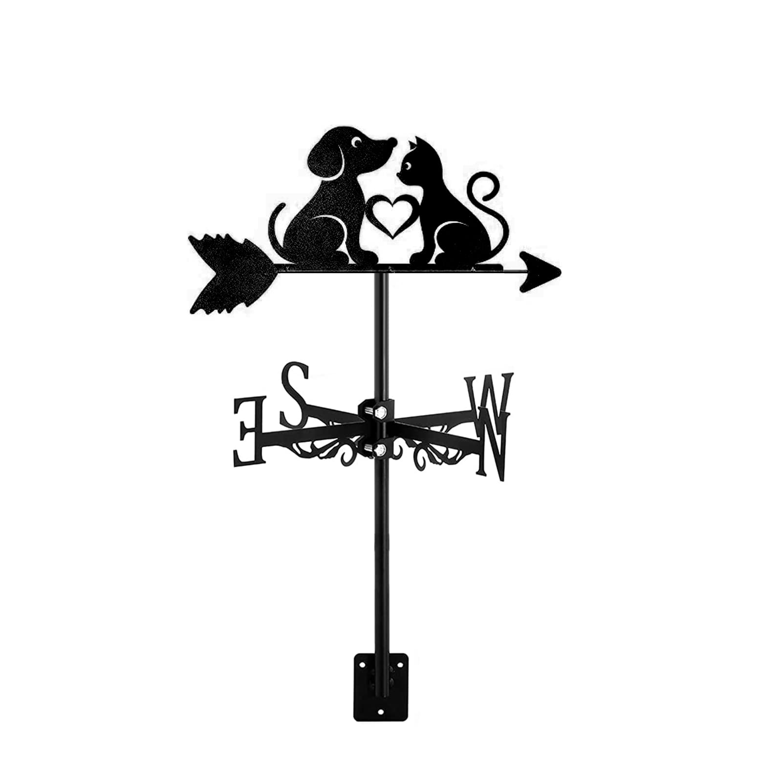 Animal Silhouette Montage Sur Toit Girouette Décoration Girouette