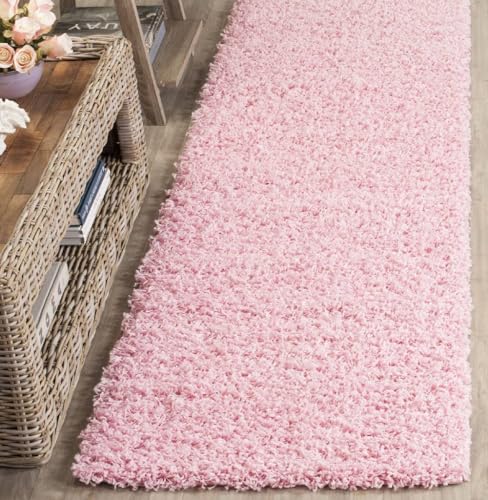 AROMICK Soft Fluffy Shaggy Carpet Area Rugs for Living Room, Bedroom, and Hallway Carpet (2 x 6 Feet, Pink) (B0CKFP89P3) Amazon Price History, Amazon Price Tracker