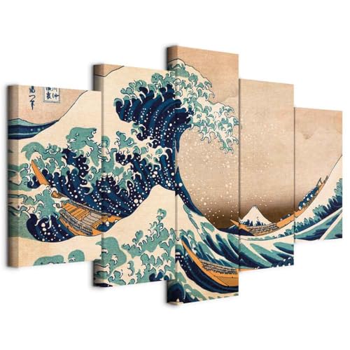 murando - Quadro Acustico 5 pezzi schiuma acustica Quadri Moderni Grandi - Camera da Letto Matrimoniale - Stampa su Tela - Pannelli Fonoassorbenti Decorativi - Fonoassorbente Acustiche