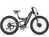 Vikzche Q Freesky M530 Electric Bike, Dual Brushless Motors, 48V 30Ah Battery, 26" x 4" Fat Tires, Hydraulic Brakes, Full Suspension, LCD Color Display, Range 120KM (Black) #1