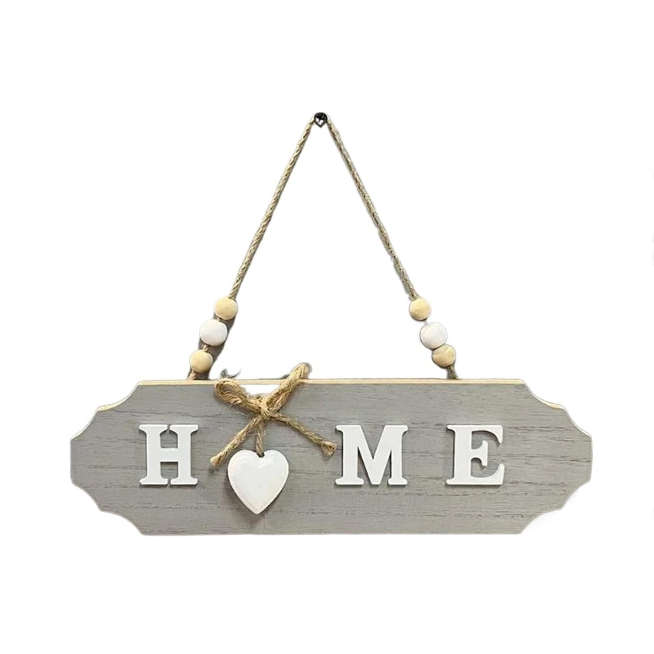 Welcome Sign Indoor Wall Decor 1Pc Wooden Door Sign Welcome Hang Up Guests In Front Of The Home Decoration Bow Creative(Gray-home)