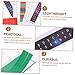 LIOOBO 5sets Thumb Piano Note Stickers for Beginners Musical Note Labels for Easy Learning Removable and Residue for Thumb Piano Key Identification Random Style