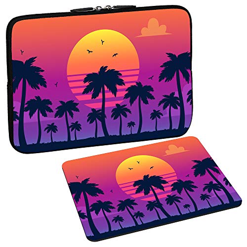 Funda para portátil 15,6" Pedea contra arañazos con estampado de playa
