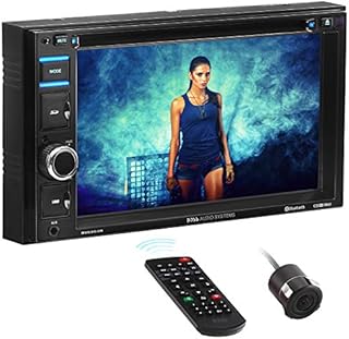 BOSS Audio Systems BVB9364RC Car DVD Player - Double Din, Bluetooth Audio and Hands-Free Calling, 6.2 Inch Touchscreen LCD, MP3, CD, DVD, USB, SD, AUX in, AM/FM Radio, Rearview Camera Included