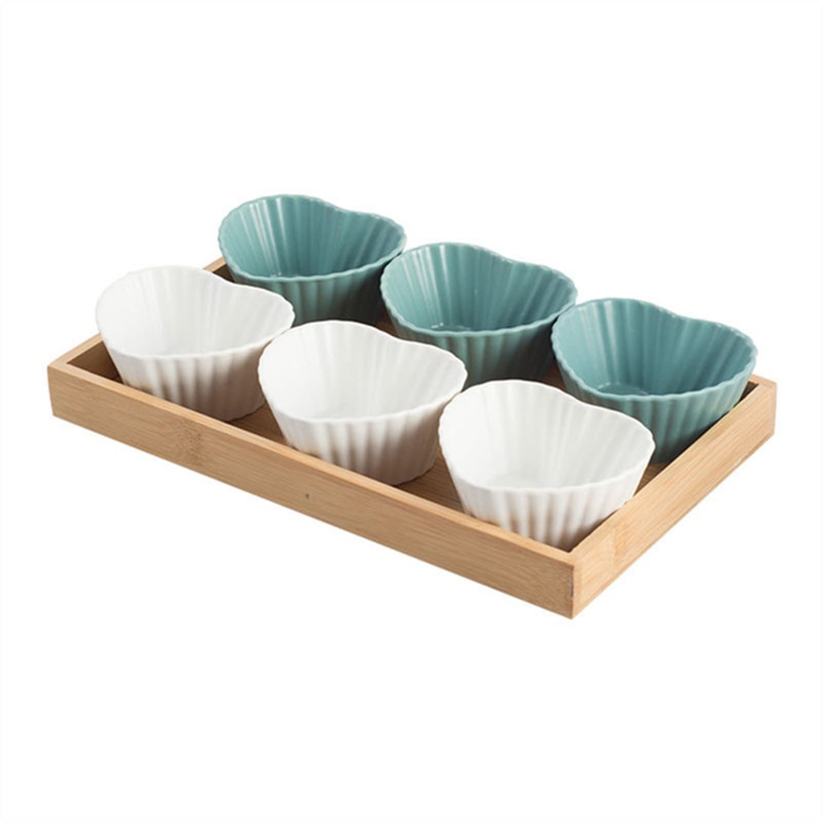 Ceramiczne miseczki na sosy Multicolor Ceramic Dip Bowls Soy Saucers Set For Snacks Dried Fruit Serving(G)