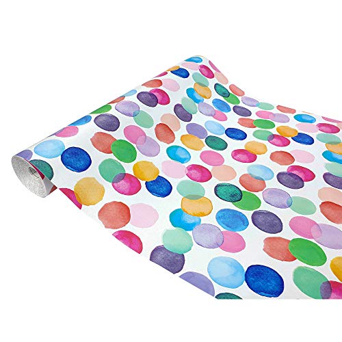 DecoMeister Klebefolie Möbelfolie Selbstklebende Deko-Folie Steindekor Selbstklebefolie Dekoration Motiv Muster 45x100 cm Bunte Flecken Cover