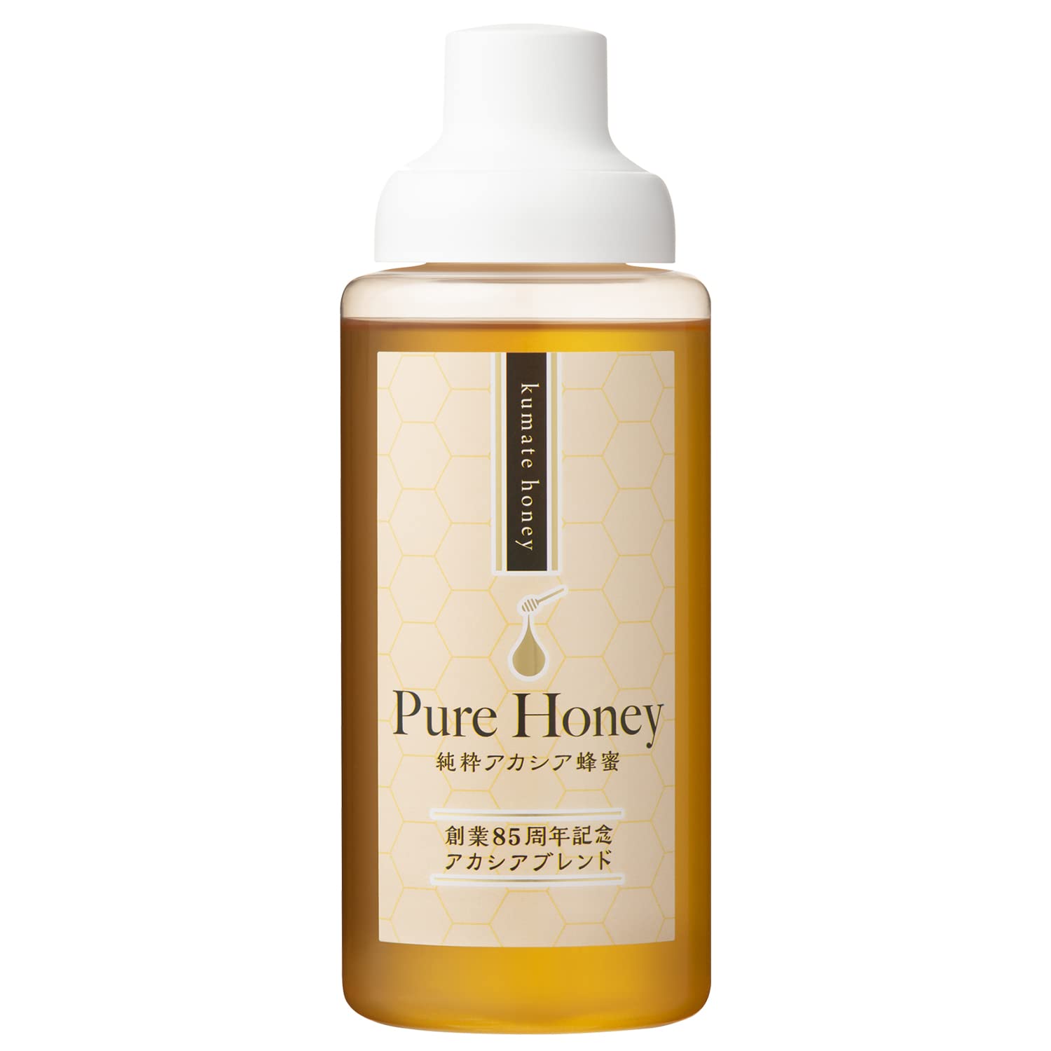 [熊手のはちみつ]85周年記念 アカシアブレンドはちみつ honey ハチミツ（ルーマニア・ハンガリー・国産）1kgポリ