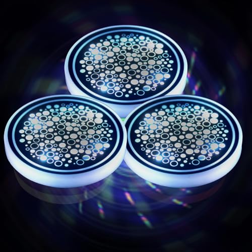 Posavasos LED para autos con cambio de color Unifizz miniatura 2