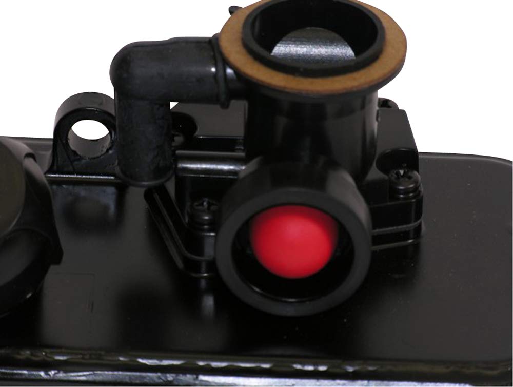 Secura Benzintank & Vergaser Set - passend für Briggs & Stratton Quattro 494406/498809 - Ersatz für Rasenmäher Motoren - inkl. Dichtungen - langlebig & passgenau