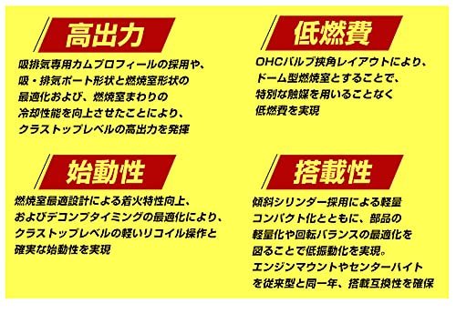 Amazon.co.jp: 強力ロビンエンジン ROBIN ハイパワー7馬力 空冷4 