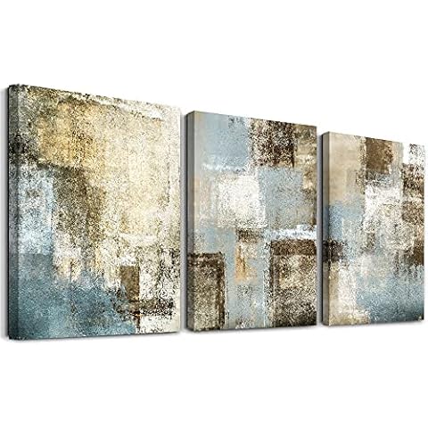 Abstract Wall Art Canvas Wall Art Bathroom Decor Bedroom Abstract Painting Modern Framed Artwork Wall Art Living Room Canvas Paintings Pictures Artwork Wall Décor Gray Decoration Abstract 12"x16"x3 Cover