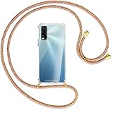 La correa de nylon con una longitud de aprox. 180 cm se puede ajustar fácilmente, es resistente al desgarre y tiene una estructura de superficie agradable y suave. Los extremos del cable están protegidos por tapas en aspecto cromado.