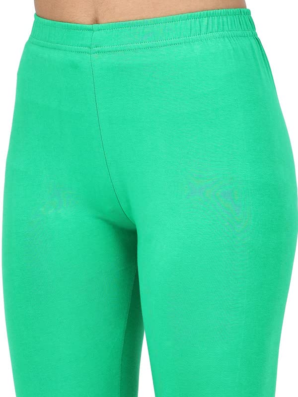 Image of Robinbosky Premium Stretchable Cotton Ankle Legging for Women | Suitable for Formal wear & Casual wear | High-End Elastic Makes The Leggings Squat Proof and Durable for Travel, Yoga, & Workout.