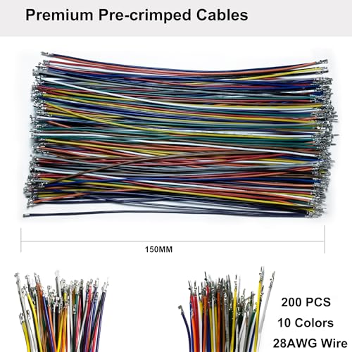 Kit de conectores JST MX 1.25MM con cables pre-crimpados miniatura 4