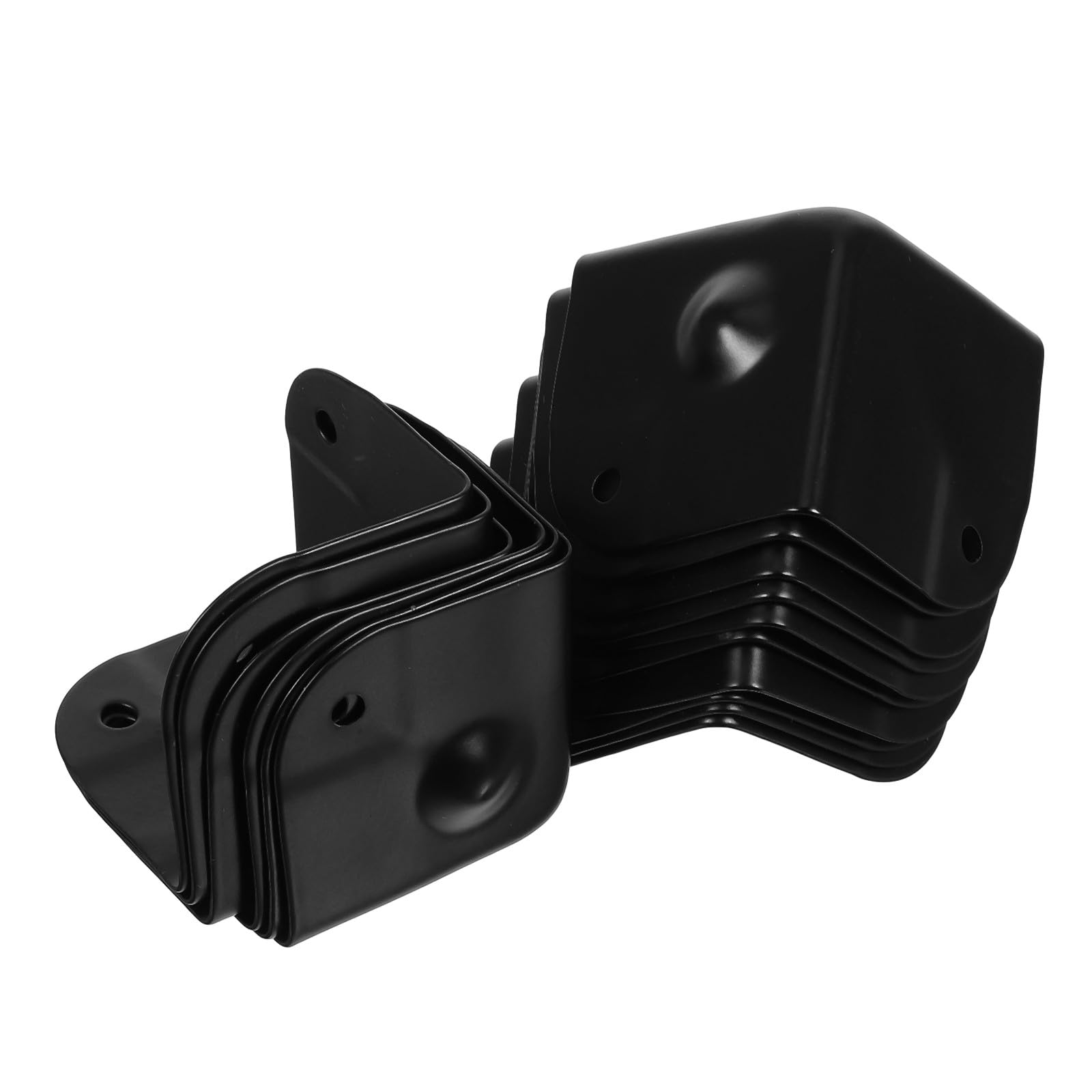 Protections d'angle 40 mm en aluminium noir pour haut-parleur et meuble