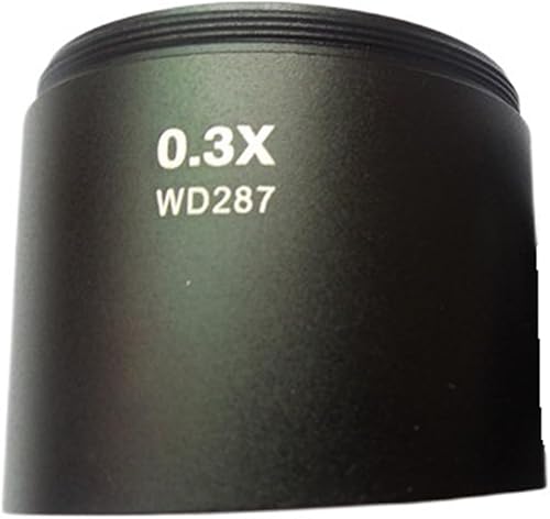 Microscope Accessories Kit 0.3X Objectives Stereo Microscope Barlow Lens M48 Thread Zoom Microscopio Microscope Slides