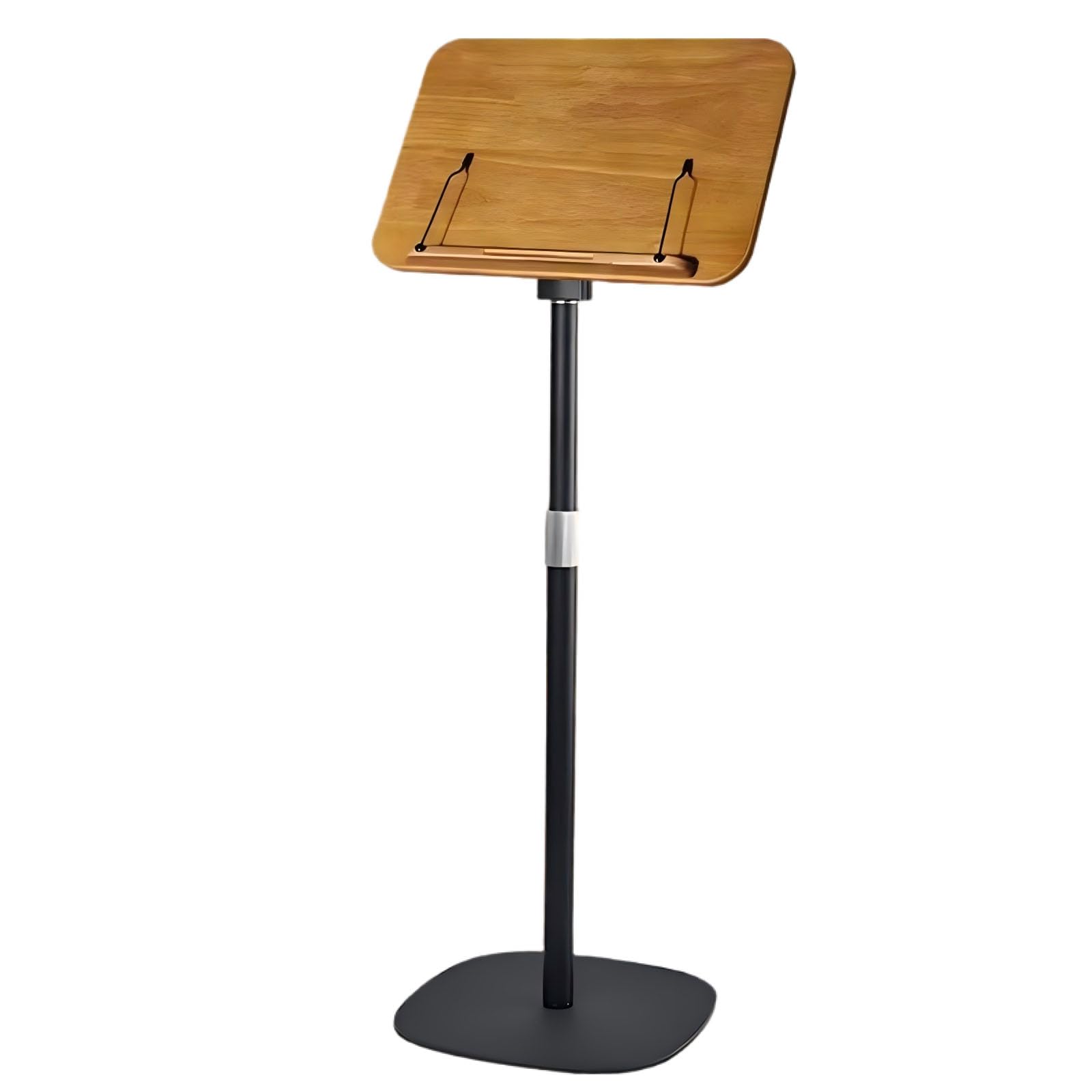 Klappbarer Notenständer, 2-in-1 Schreibtisch-Buchständer, höhenverstellbar, 50 - 180 cm, für Musiker und Studenten
