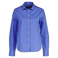 GANT Reg-Maglietta Poplin Camicia da Donna, Cielo Sereno