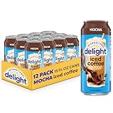 Coffeehouse at Home: Twelve 15 fl oz can of International Delight Mocha Iced Coffee Real Milk and Cream: Delicious iced coffee made with real milk, cream and cane sugar Mocha Creaminess: Creamy bliss with the smooth flavor of mocha for a coffee iced ...