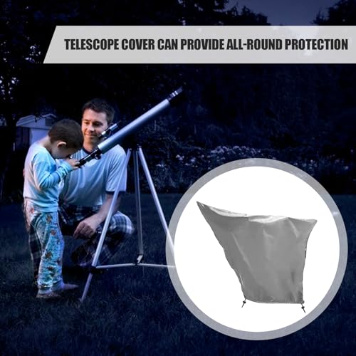 Capa protectora térmica de telescopio con aislamiento solar y cordón ajustable anticaída 3
