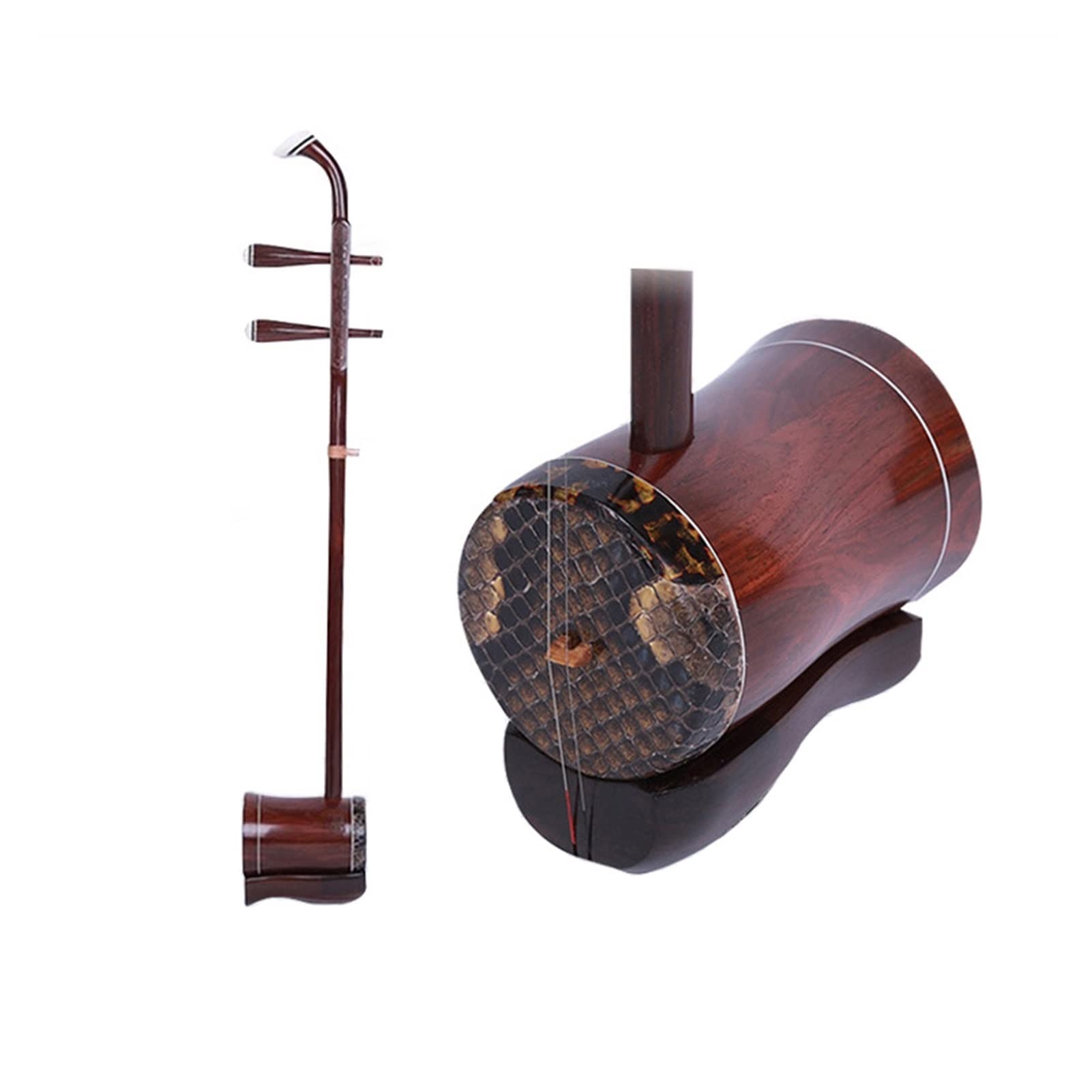 FLFL Vieux Gaohu en Acajou Fabriqué À La Main Adapté Au Jeu De Performance Débutants Erhu