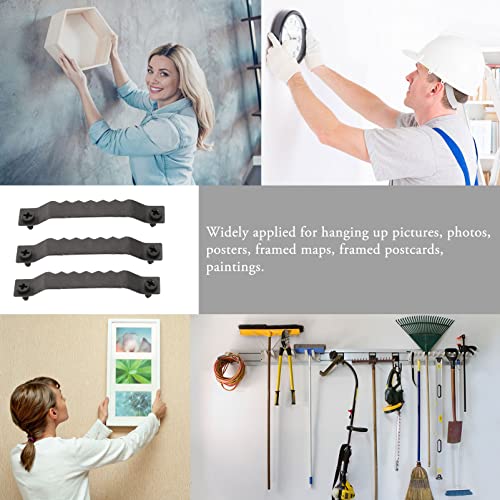 Image of SEWACC 100pcs Serrated Picture Frame Hangers Hanging Hardware for Pictures for Easy to Install
