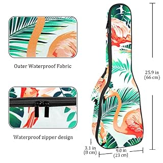 Housse pour ukulélé avec rembourrage en éponge de 10 mm d’épaisseur 53,3 cm avec sangles réglables pour concert soprano… - Les Beatles, Paul McCartney, John Lennon, RIngo Starr, George Harrison Housse pour ukulélé avec rembourrage en éponge de 10 mm d'épaisseur 53,3 cm avec sangles réglables pour concert soprano… – Image 4