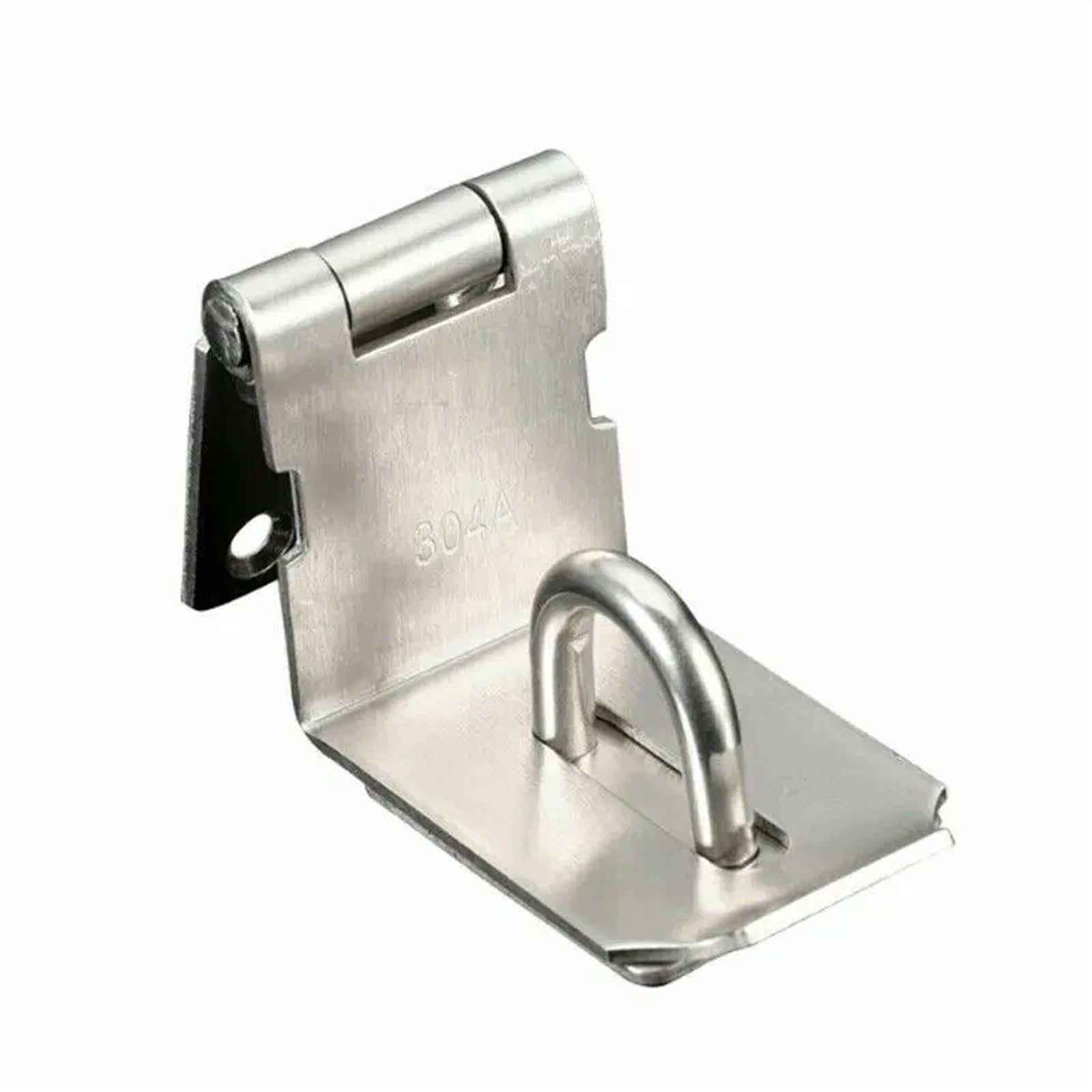 Stainless Steel Buckle Lock 90 Degrees Door Lock Buckle Hasp Staple Gate Shed Latch Plate Clasp for Padlock Security