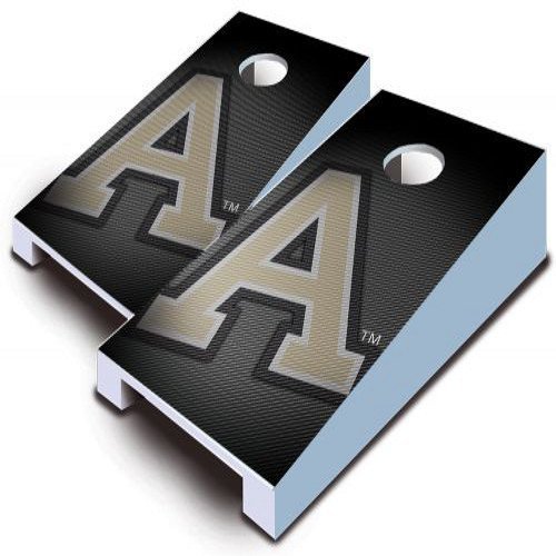 Army Black Knights Tabletop Cornhole Boards Bean Bag Tailgate Toss Game Slanted Logo Mini Miniature