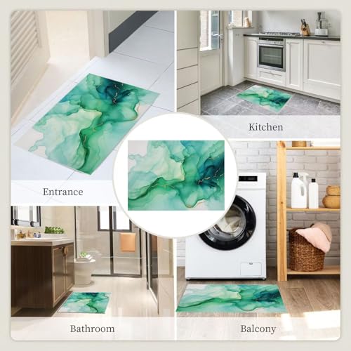 Tapis marbre abstrait lavable pour simplifier l'entretien - 6