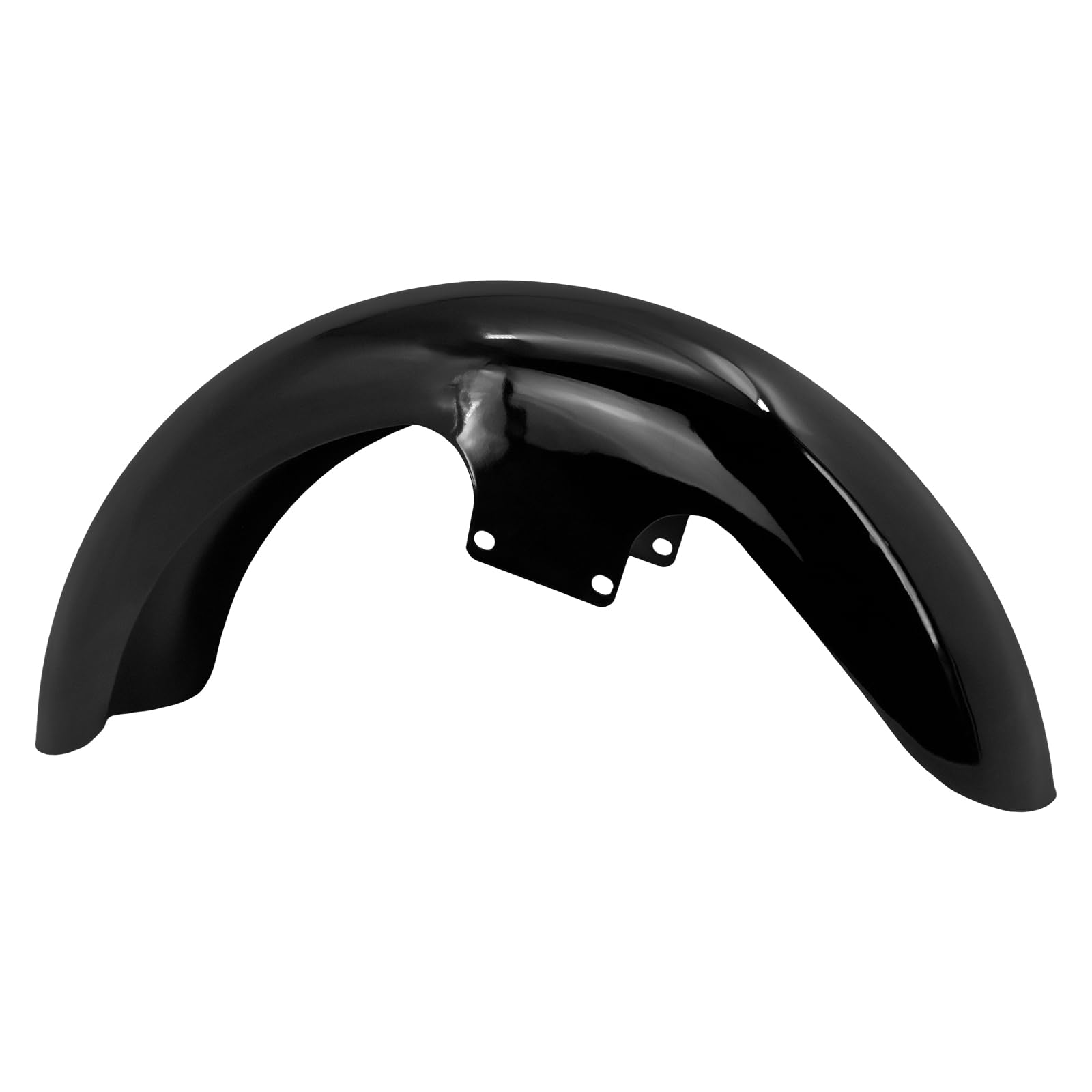 Guardabarros delantero de motocicleta para Harley Touring Electra Road Street Glide Road King Special 2024 en adelante (negro brillante, 19 pulgadas)