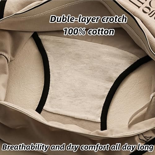 Cute Cartoon Bear-printed Panties Combed Cotton Sweat-wicking Underwear Wide Waistband Mid Rise 3-Pack Teen Girls3