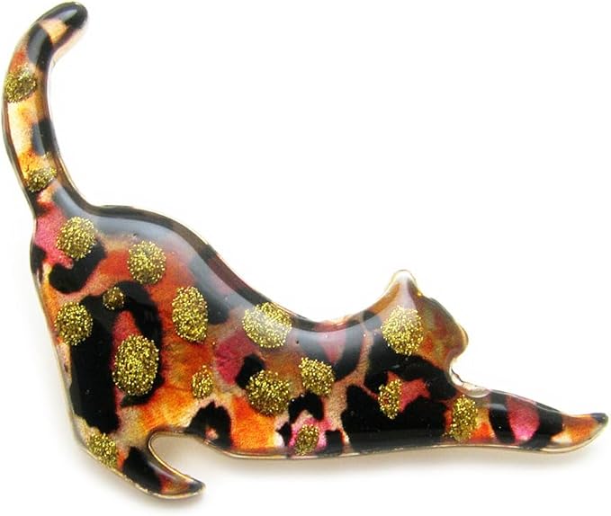 KS55007 Женская брошь в виде кошки, мужская свадебная брошь на лацкан