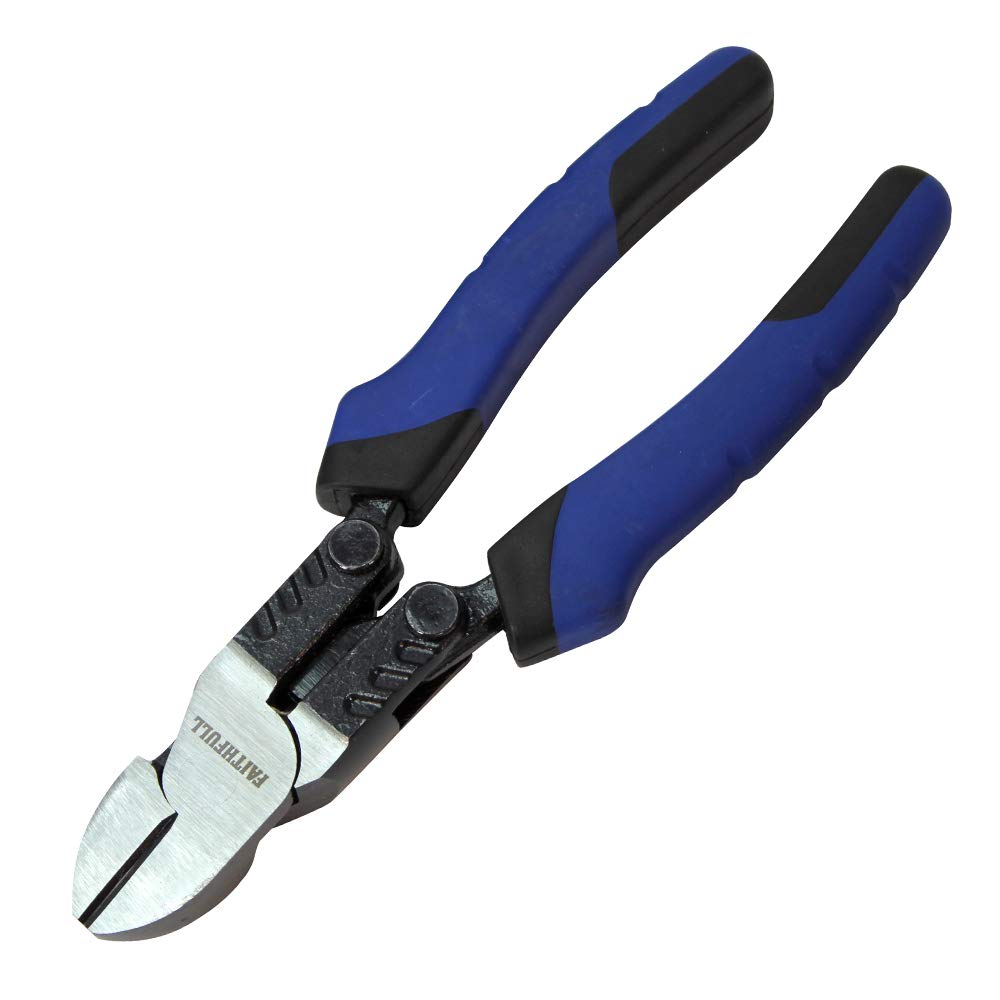 Faithfull High-Leverage Diagonal Cutting Pliers 190Mm (7.1/2In)