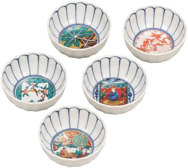 Nakamaru K9-196 "Kyutani Ware" No. 3 Small Pot Set/Age Painting