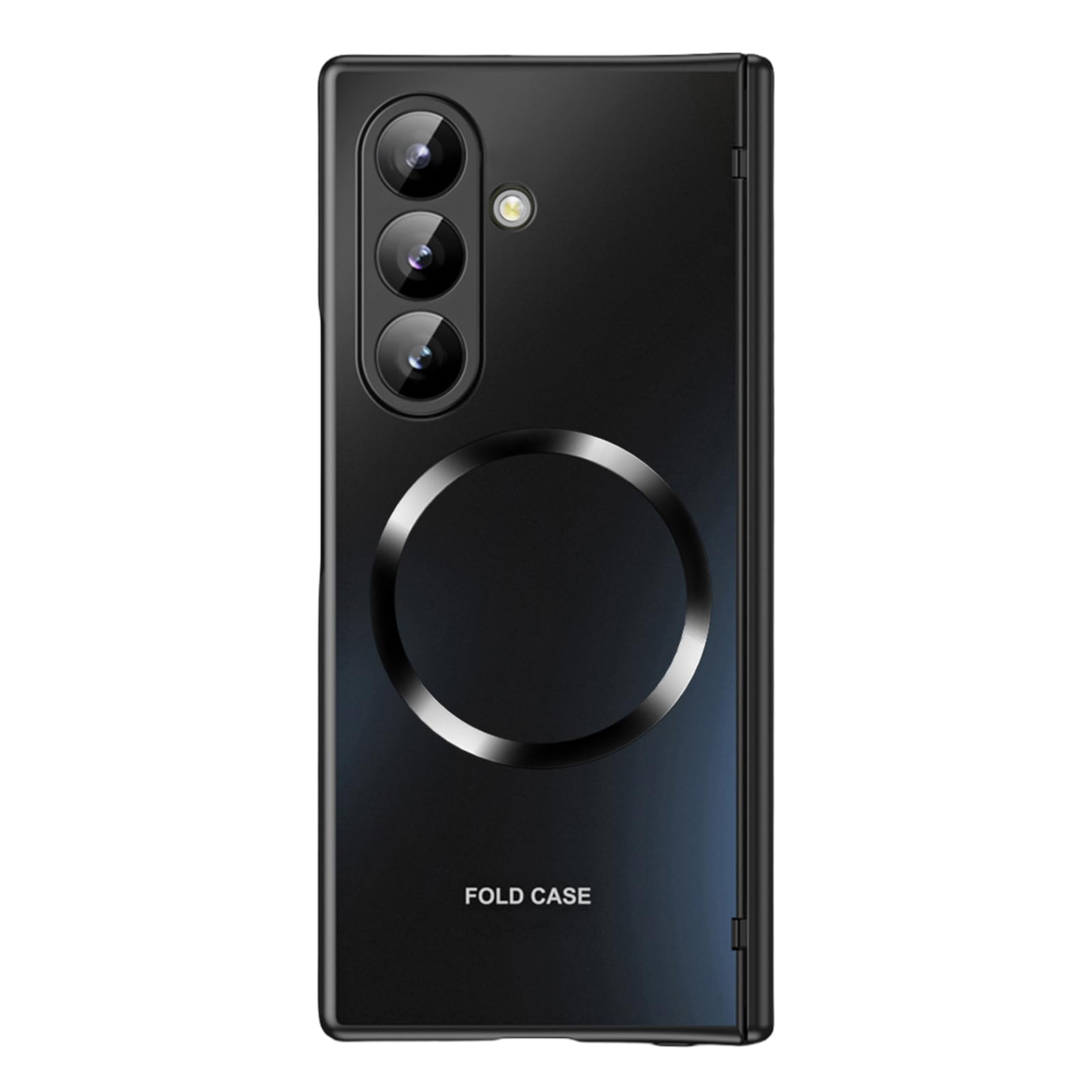 Magnetisch Hülle für Samsung Galaxy Z Fold 8 Ultra, Galvanik Gefrostet