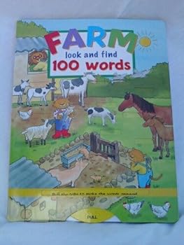 Board book Farm Look and Find 100 Words Book