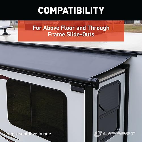 Interrupteur Lippert 117461 pour commande d'extension camping-car en blanc