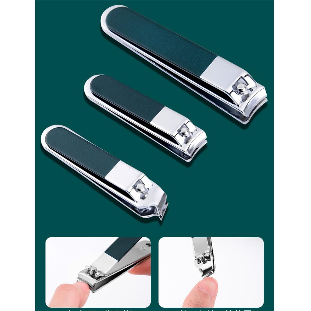 Zestaw do manicure, Zestaw do manicure, Zestaw do Manicure Beauty Manicure Tools Zestaw do obcinania paznokci 9-częściowy woreczek na zamek błyskawiczny Obcinacze do paznokci