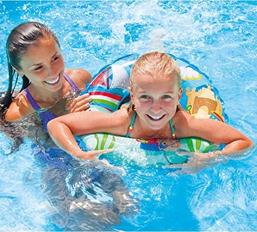 Image of Glan Kids Swimming Pool Accessories Inflatable Combo Summer Swimming Beach Pool Accessories Adults Water Fun Toys (Swimming Ring (Girls))