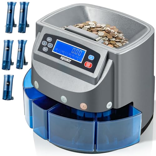 USD   Máquina de envolver monedas con contador de monedas