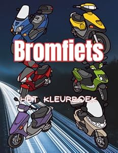 Bromfiets Kleurboek: Kleuren voor volwassenen en kinderen