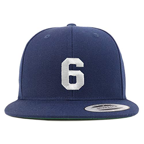 Gorra Snapback blanca con bordado Trendy Apparel Shop miniatura 1